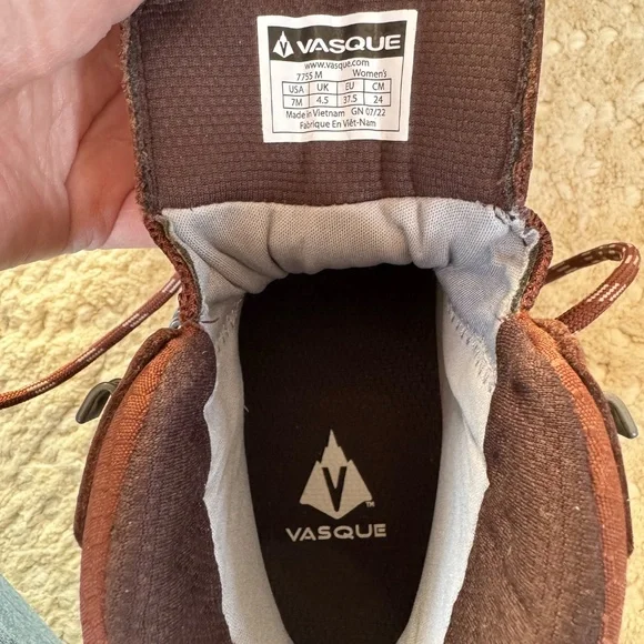 Vasque Breeze 7755 Women’s Waterproof Hiking Boots 7 Brown VasqueDry Trail NWT - Picture 12 of 14
